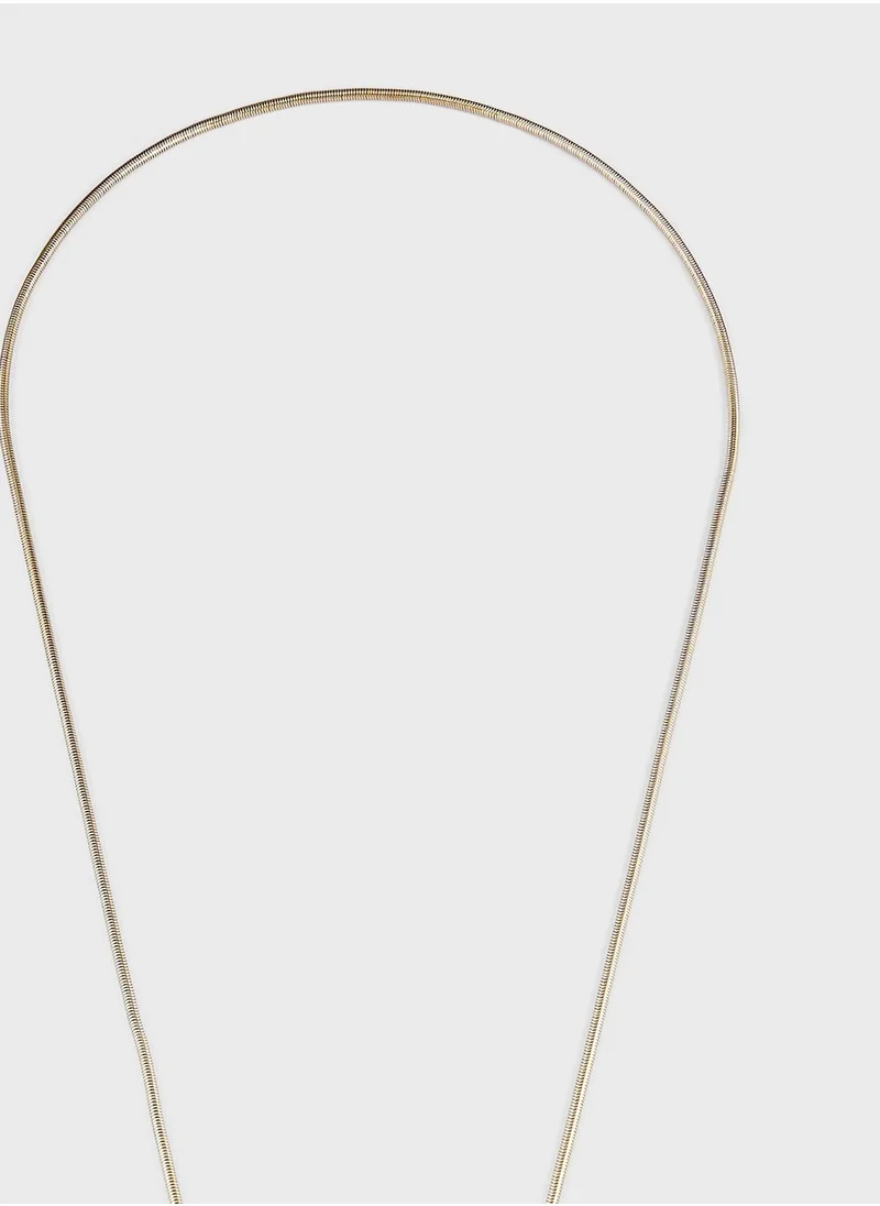 TOMMY HILFIGER Ionic Plated Long Necklace