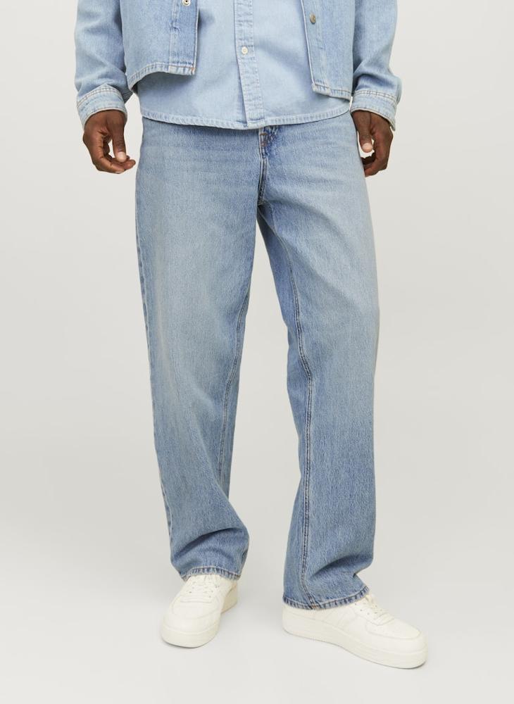 JACK & JONES Jjialex Jjoriginal Am 337 Light Wash Stright Fit Jeans  - Image 1