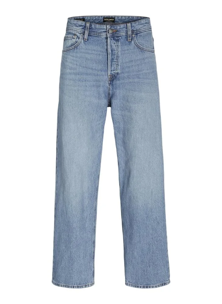 جاك اند جونز Jjialex Jjoriginal Am 337 Light Wash Stright Fit Jeans