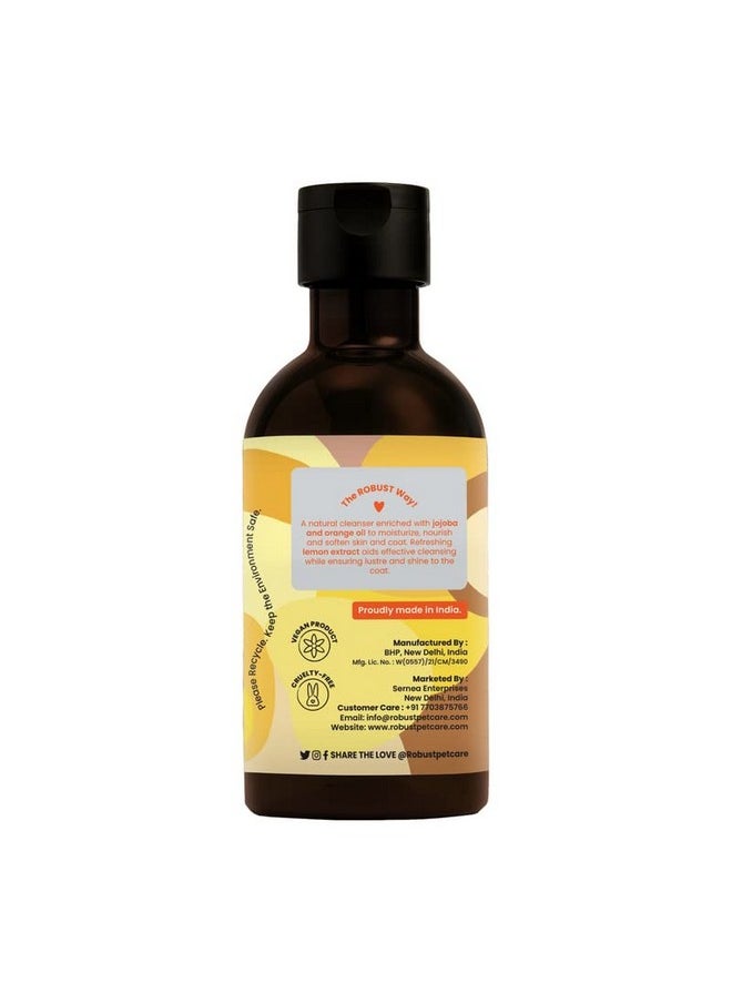 ROBUST Refreshing Vegan Conditioning Shampoo (400Ml) For Dogs & Cats With Natural Ingredients Like Lemon & Orange Oil | Cleanses, Moisturizes & Dentangles | Leaves Your Pet'S Coat Soft & Smooth | 400Ml  - Image 4