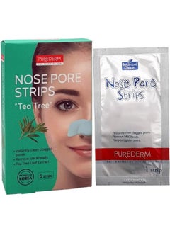 Purederm PUREDERM Nose Pore Strips Tea Tree – Pack of 6  - Image 2