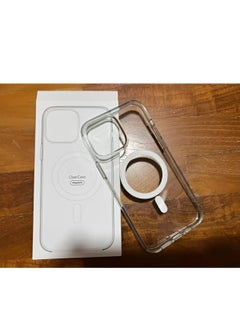 Magnetic Magnetic mobile phone case (iPhone 15 Pro), compatible with MagSafe, thin transparent mobile phone cover, shockproof, made of thermoplastic polyurethane  - Image 2