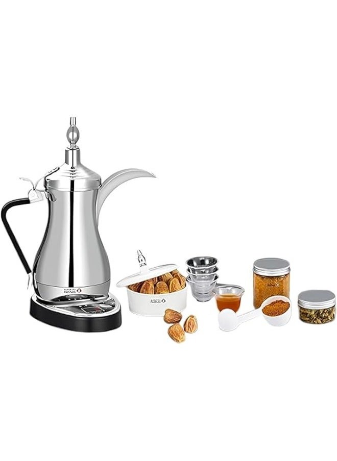 Gulf Dalla Gulf Dalla Arabic Tea and Coffee Maker, Capacity 1000 ml, Silver, GA-C81839S  - Image 2