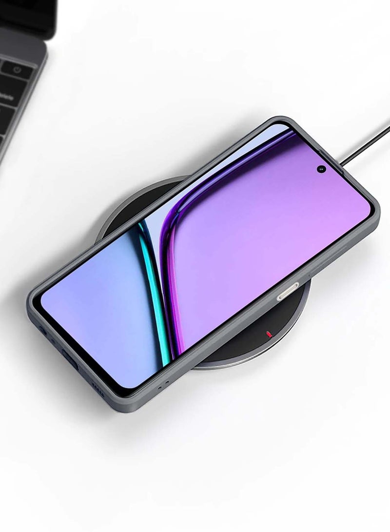 Wtech Realme C67 4G 2023 Soft Liquid Silicone Case Cover - Grey - Image 5