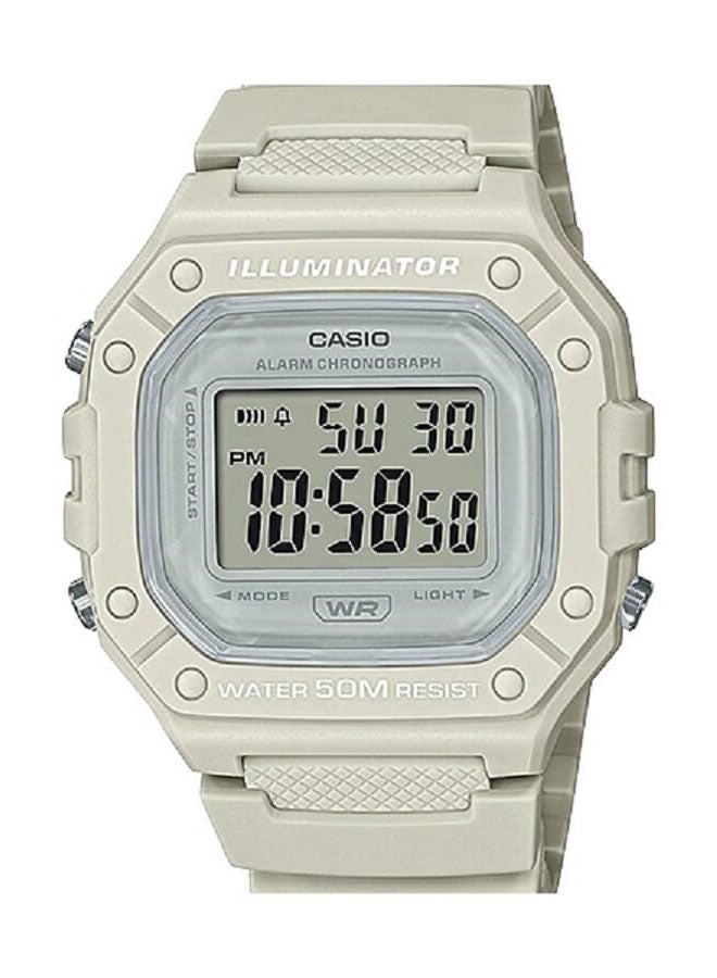 سعر ومواصفات CASIO ساعة يد رقمية من الراتنج W-218HC-8AVDF (Z07CCF7414AA006D073C6Z) على Noon EG