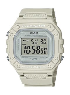 CASIO ساعة يد رقمية من الراتنج W-218HC-8AVDF  - Image 1
