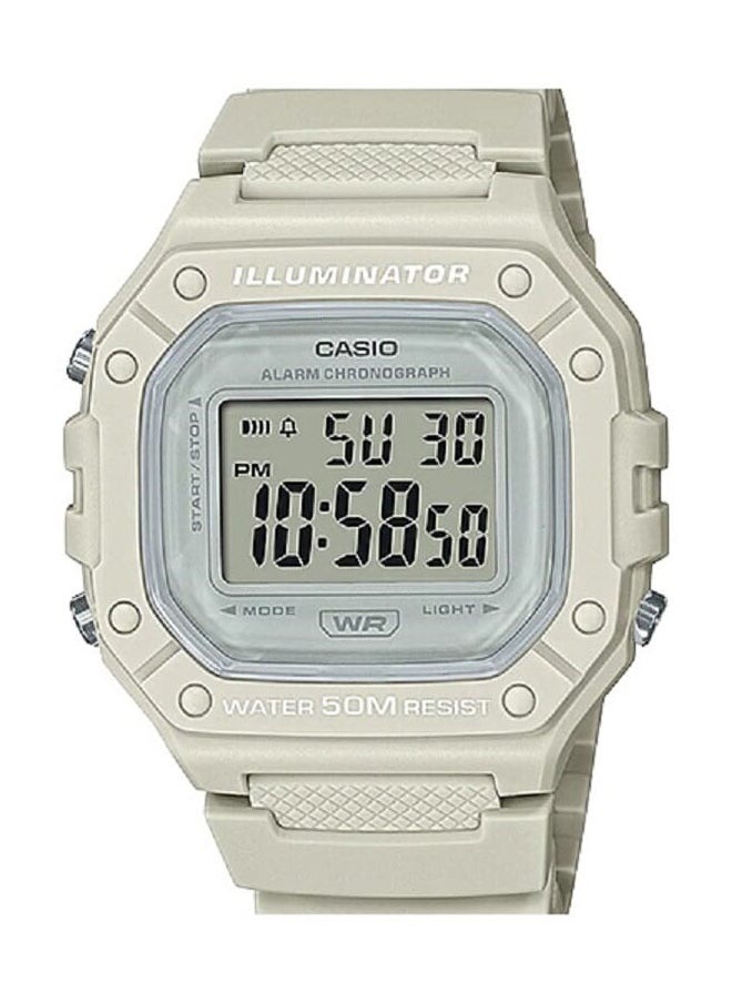 CASIO Resin Digital Wrist Watch W-218HC-8AVDF  - Image 1