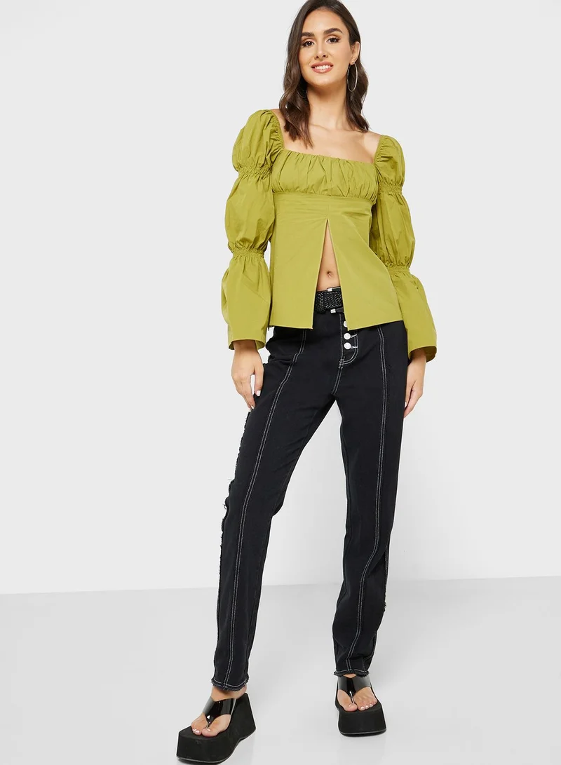 Ginger Square Neck Top