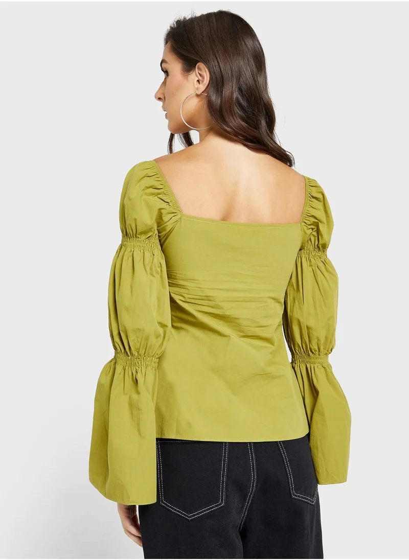 Ginger Square Neck Top