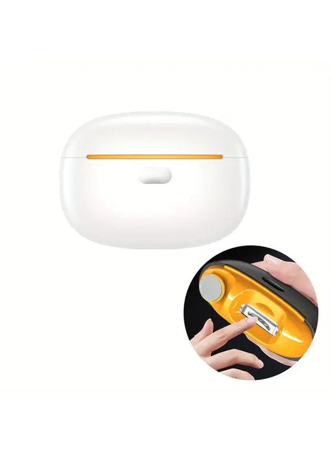 M3 الأبيض الكهربائي التلقائي لقلامة الأظافر مع المطحنة والملقاط المحمول - Image 1