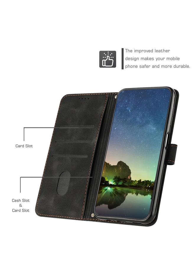 Green Tiger Case For Honor X7b Dream Triangle Leather Phone Case with Lanyard - Image 4