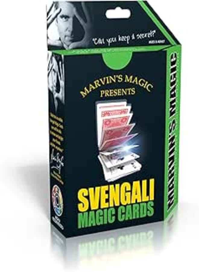 Marvin's Magic Svengali Card Tricks Set - 25 amazing tricks .Professional magic made easy
