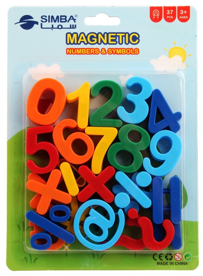 Simba Educational English Numbers Magnet Plastic - Simba HN6007 