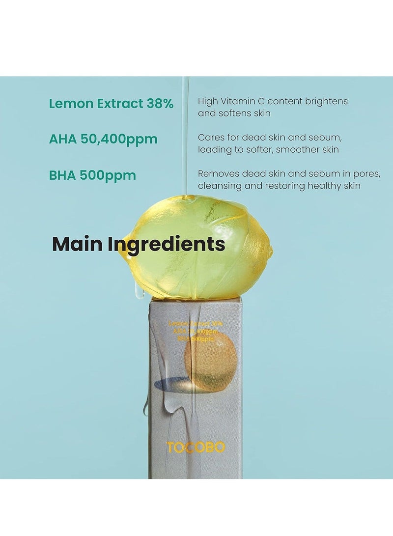 Tocobo AHA BHA Lemon Extract Toner 150ml - Image 2