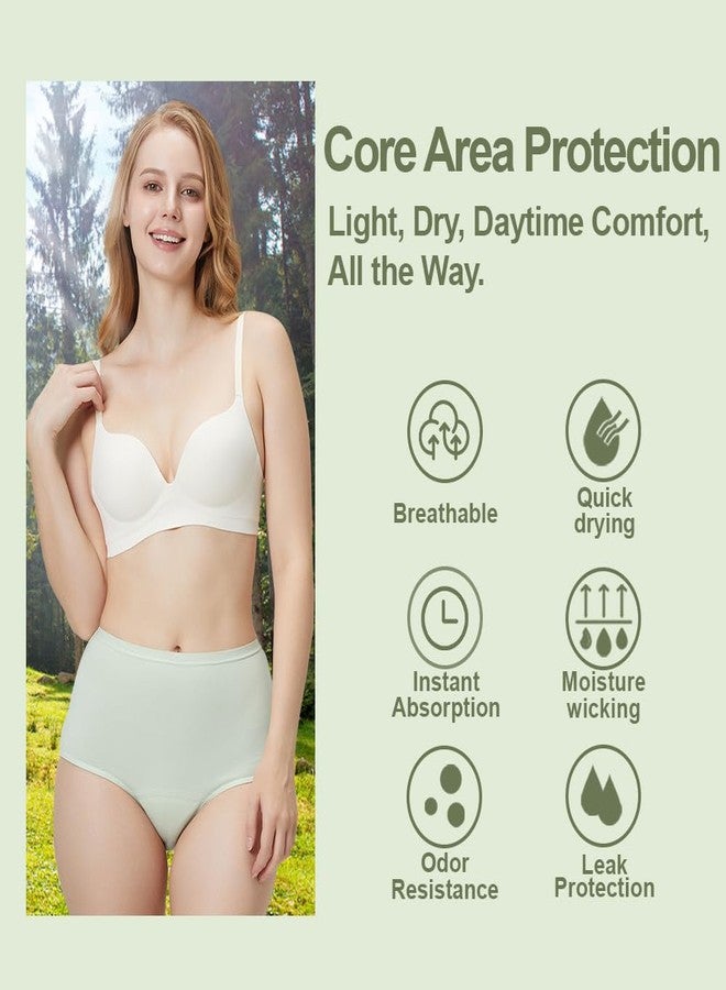 BATTEWA Oeko-TEX Certified Incontinence Underwear for Women Cotton Leak Proof Panties Bladder Leakage Protective Briefs Absorbent 50ML (3Color 2, Large, 3-Pack - Image 2