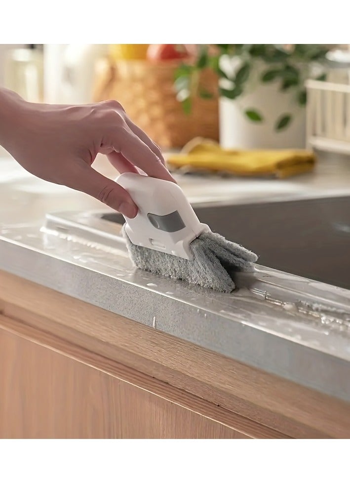 2-in-1 Groove Cleaning Tool, Keep Your Windows, Slots, Frames, And Doors Spotless With This Hand-Held Crevice Cleaner  - Image 2