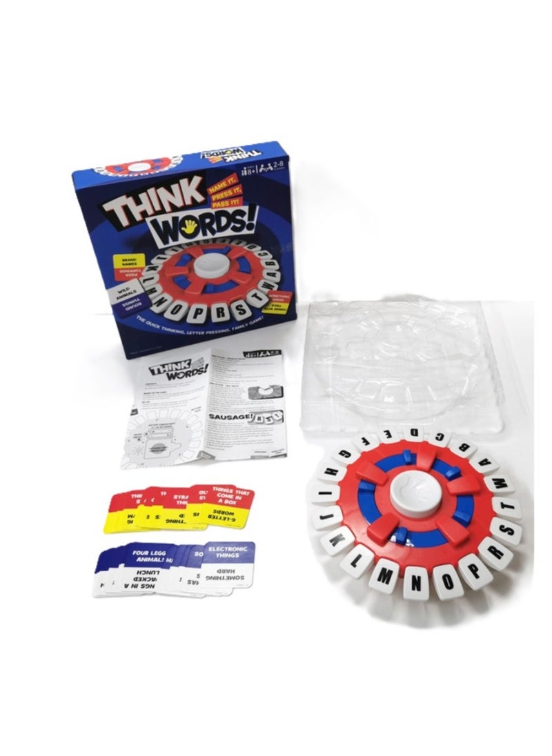 null - Think Words Game, Word Games, Fast-paced Family Board Game Learning Game for All, Board Game Tapple, Multiplayer Word Game, Choose A Category, Party Board Games - Image 1