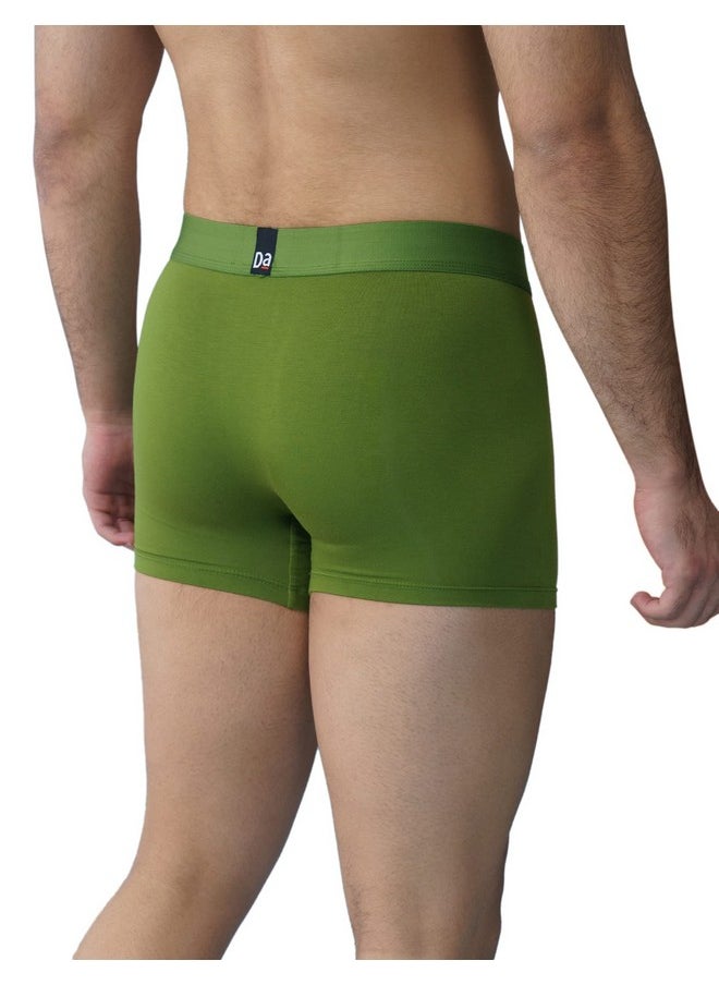 DaMENSCH DAMENSCH Men's Modal Trunks (Pack of 1) (Dam-POP-T-CA-L_Cactus_Green_L)  - Image 4