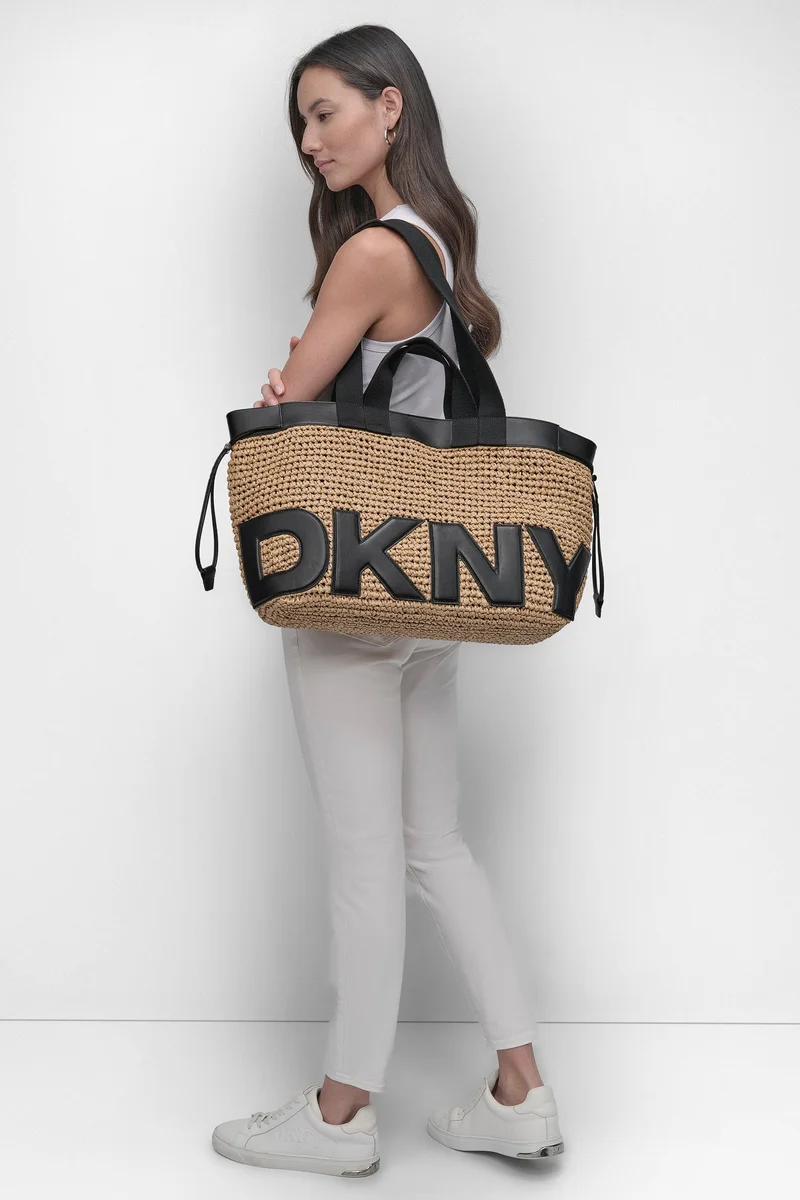 DKNY  1989 CAPSULE LARGE BARDOT TOTE for Women | Best Price UAE