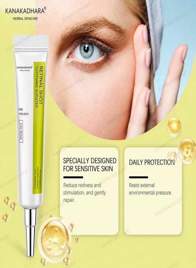 KANAKADHARA Retinal Shot Tightening Booster Serum, 0.1% Retinal with Matrixyl & Niacinamide, Anti-Ageing, for Wrinkles, Pores & Firm Skin, 15ml - Image 3
