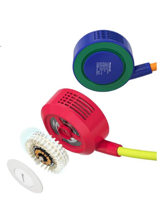 Newmine Hanging Neck Fan No Leaf Portable Fan Long Battery Life Foldable Mini Desktop Outdoor Sports Neck Hanging Usb Small Fan Children Students Summer Preferred Fashion Color - Image 2