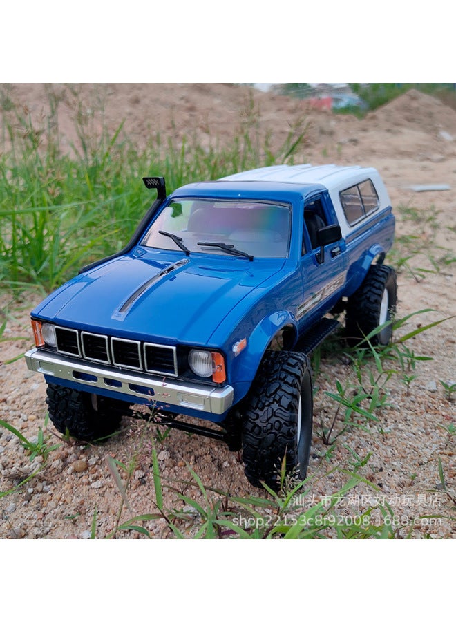 Naughty Dragon C24-1 Full-scale Pickup Truck Four-wheel Drive Off-road Climbing Remote Control Car RC Modifiable Children's Toys-Color:C24 Full Scale Rtr Version/blue-Proportion:1 Battery  - Image 3