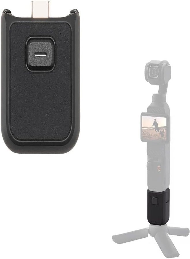 ELFOG Tripod Handle Adapter with 1/4″ Thread | Compatible with Pocket 3 Action Camera | Replacement Mount Accessory for Pocket 3 - Image 1