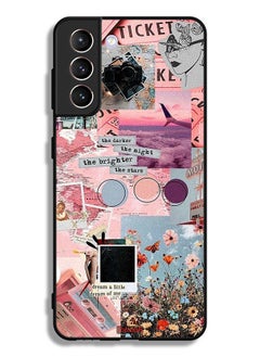 Tolwak Samsung Galaxy S21 Plus 5G Protective Case Cover The Darker The Night The Brighter The Stars  - Image 3