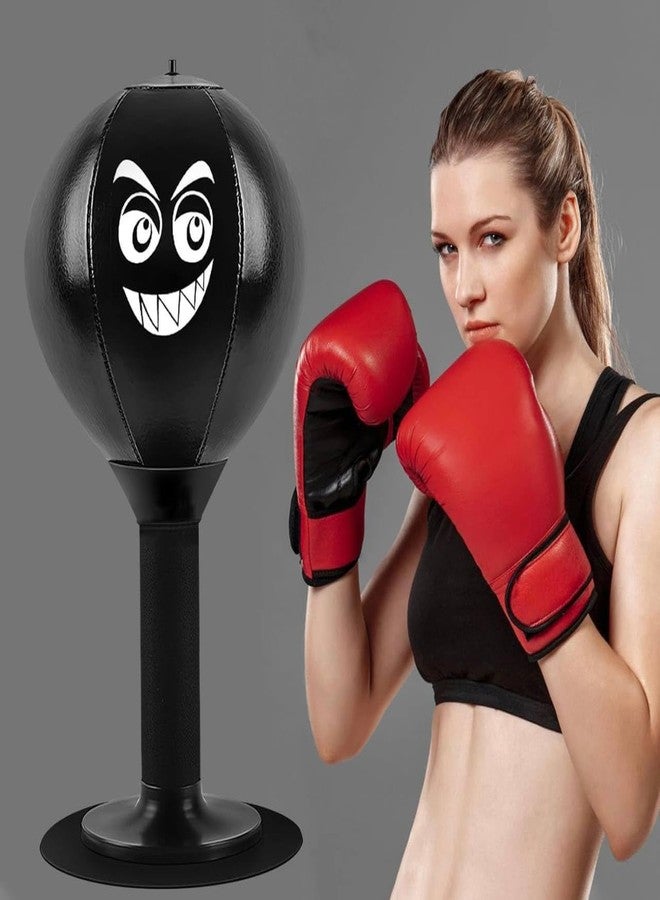 Sarjak Desktop Punching Bag - Stress Reliever with Sturdy Suction Base, Perfect for Home, Office and Work and Gaming Stations- Fun & Durable Desk Accessory for Work Breaks. - Image 3