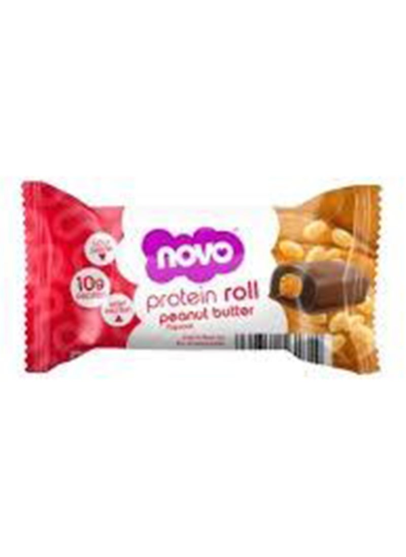 Novo Novo 33G Protein Roll Bar Peanut Butter 