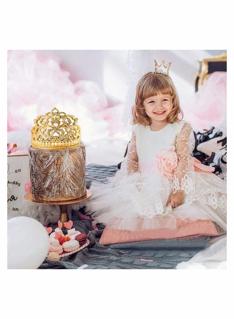 NIBEMINENT Crown Cake Fondant Molds, Sugar Craft Baroque Style Silicone Mold for DIY Baking Cupcake Topper Chocolate Candy Pastry Jewelry Clay Decorating - Image 3