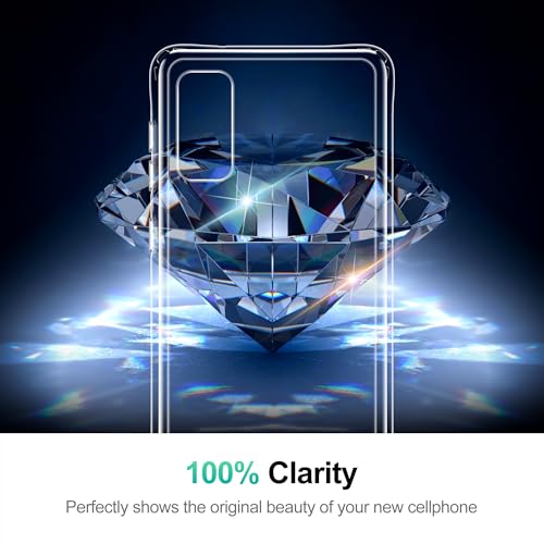 HOOMIL Case for Samsung Galaxy S20 6.2-Inch, Non-Yellowing, Drop Protection, Anti-Scratch Transparent Hard Back Phone Cover - Crystal Clear - Image 4