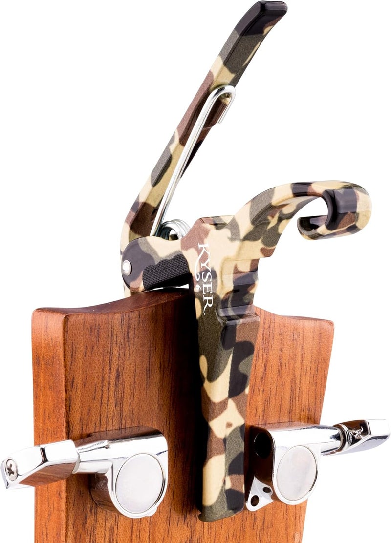 Kyser Musical Products Quick-Change Guitar Capo, KG6C2A, Camo 2.0 - For 6-String Acoustic Guitars, Made in USA, Quality, Strong, Lightweight, Quick & Easy Key Changes, Innovative, Perfect Fit - Image 3