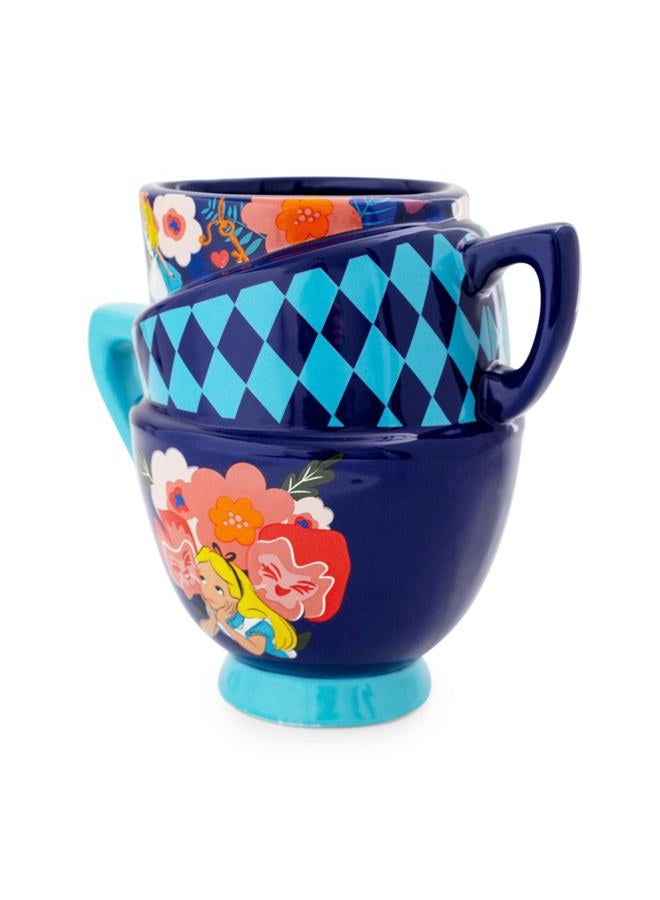 Silver Buffalo Disney Alice in Wonderland 20 Ounce Sculpted Mug - Image 2