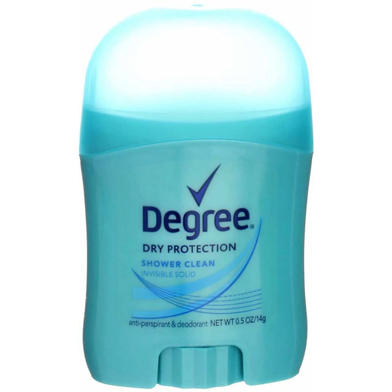 Degree Advanced Antiperspirant Deodorant, Shower Clean 6-Pack â€“ Travel Deodorant for Women, 72H Protection, 0.5 Oz Ea - Image 1