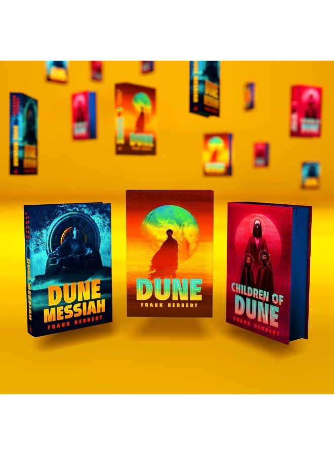 Frank Herbert's Dune Saga 3-Book Deluxe Hardcover Boxed Set: Dune, Dune Messiah, and Children of Dune  - Image 2