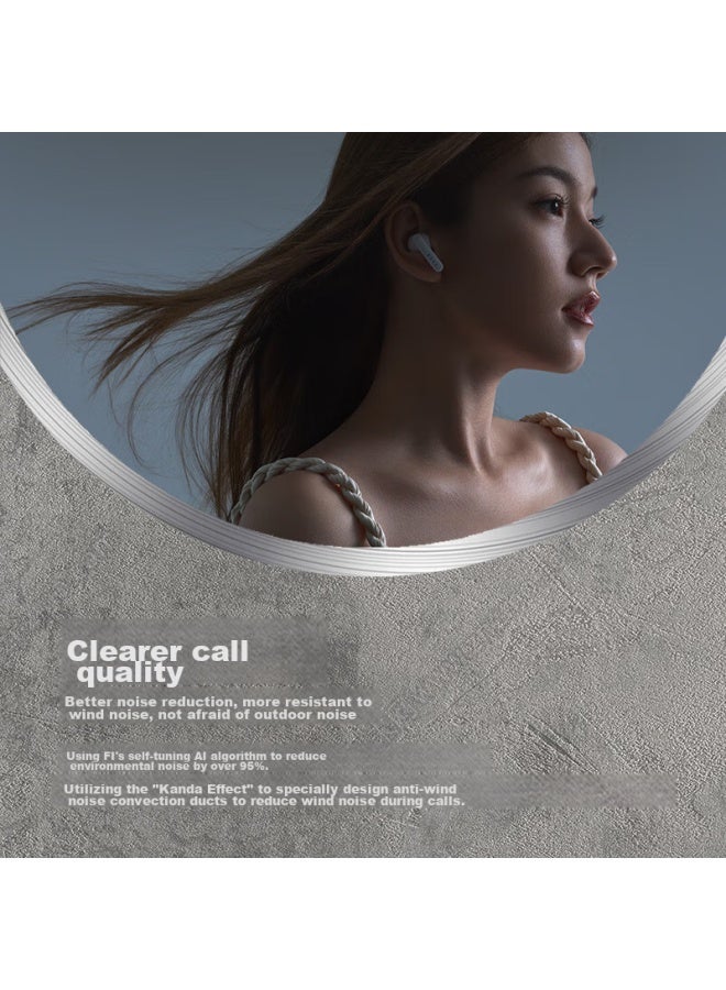 Fiil Key Pro Smart Noise-cancelling True Wireless Bluetooth Earphones, In-ear And Semi-in Switchable, High-quality Sound For Phones And Computers, Long-lasting Battery For Sports, Starry White Crystal - Image 3