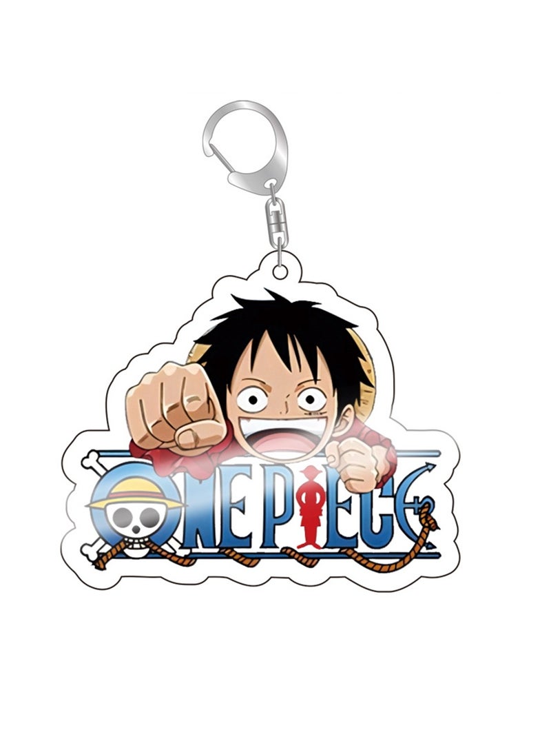 1-Piece Anime One Piece Luffy Keychain - Image 1