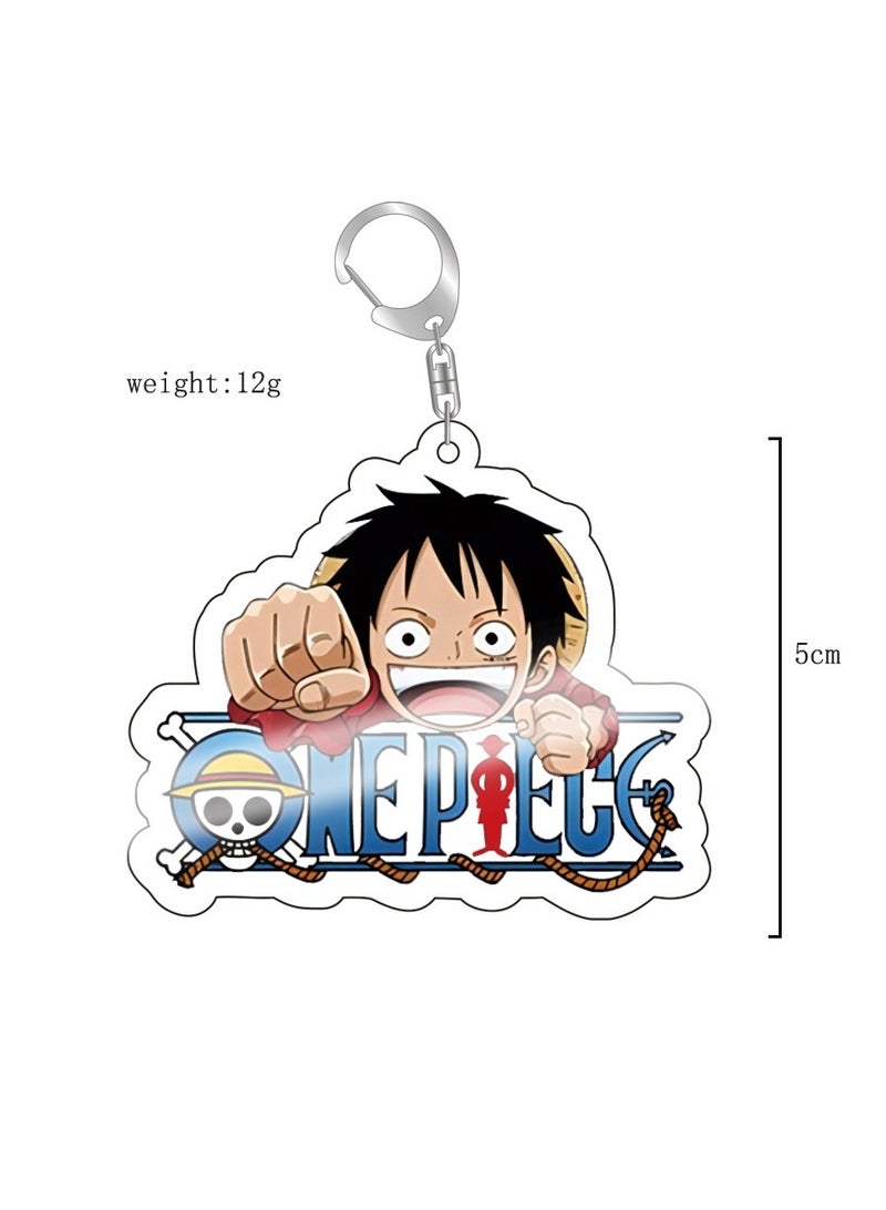 1-Piece Anime One Piece Luffy Keychain - Image 2