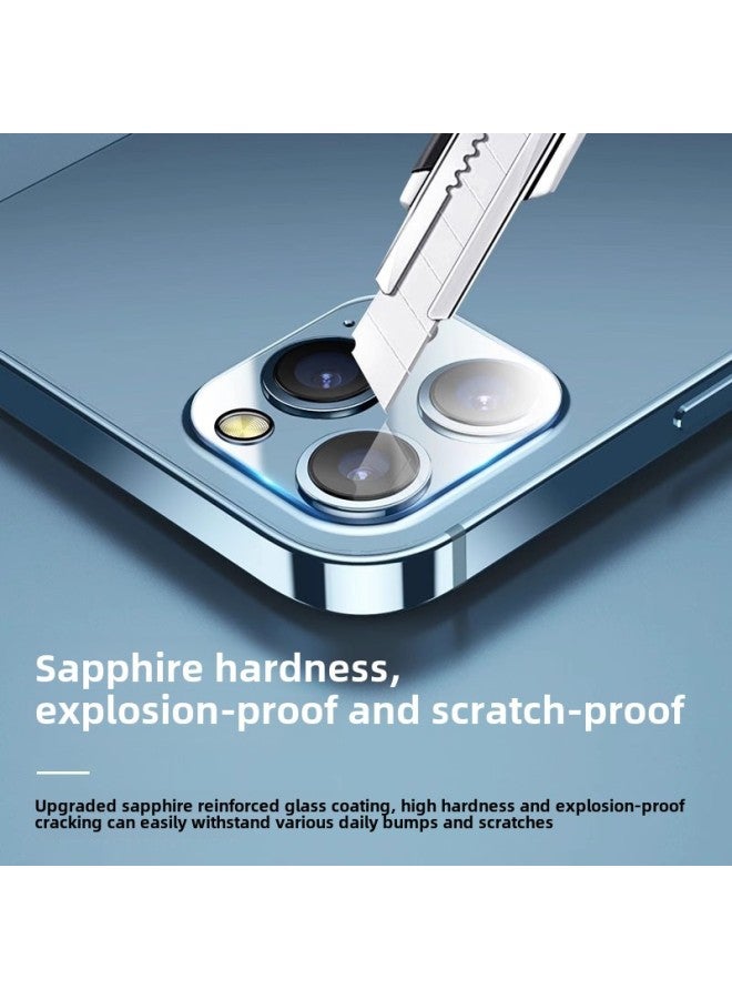 Applicable To Apple 16ProMax Lens Film Iphone15pro3D Full 14/15/16 Camera Protective Film-Color:Integrated Lens Film [silk Screen Model] Bare Film-Size:iPhone12