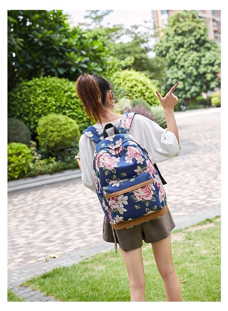 SKT Shiketro Three-Piece Oxford Cloth USB Computer Bag Outdoor Backpack  - Image 4