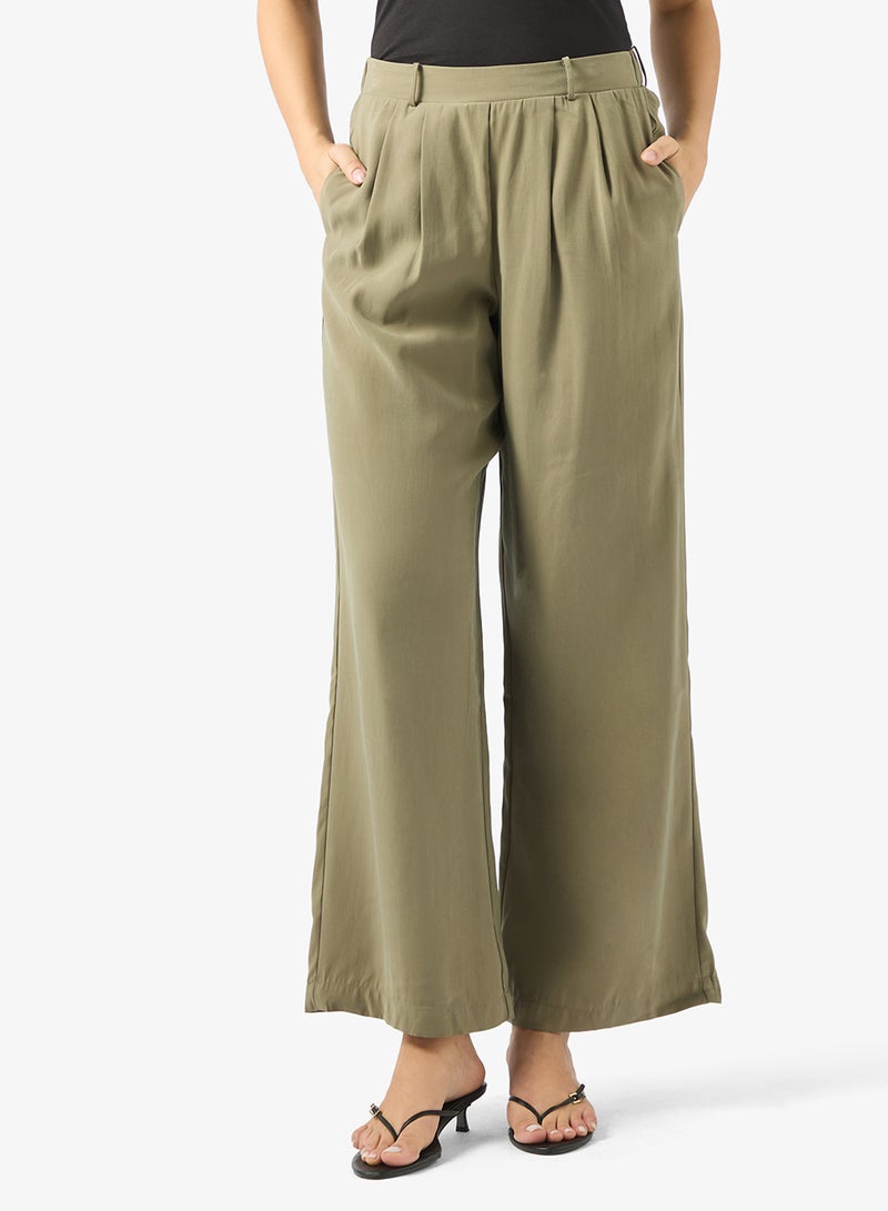 فيرو مودا بنطلون بخصر مرتفع بقصة عادية - Image 1