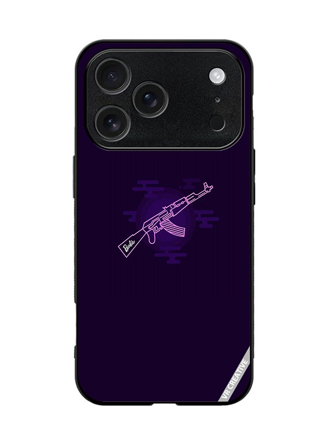 VR CREATIVE Protective Case Cover For Apple iPhone 17 Pro Ak47 Minimal Design Multicolour