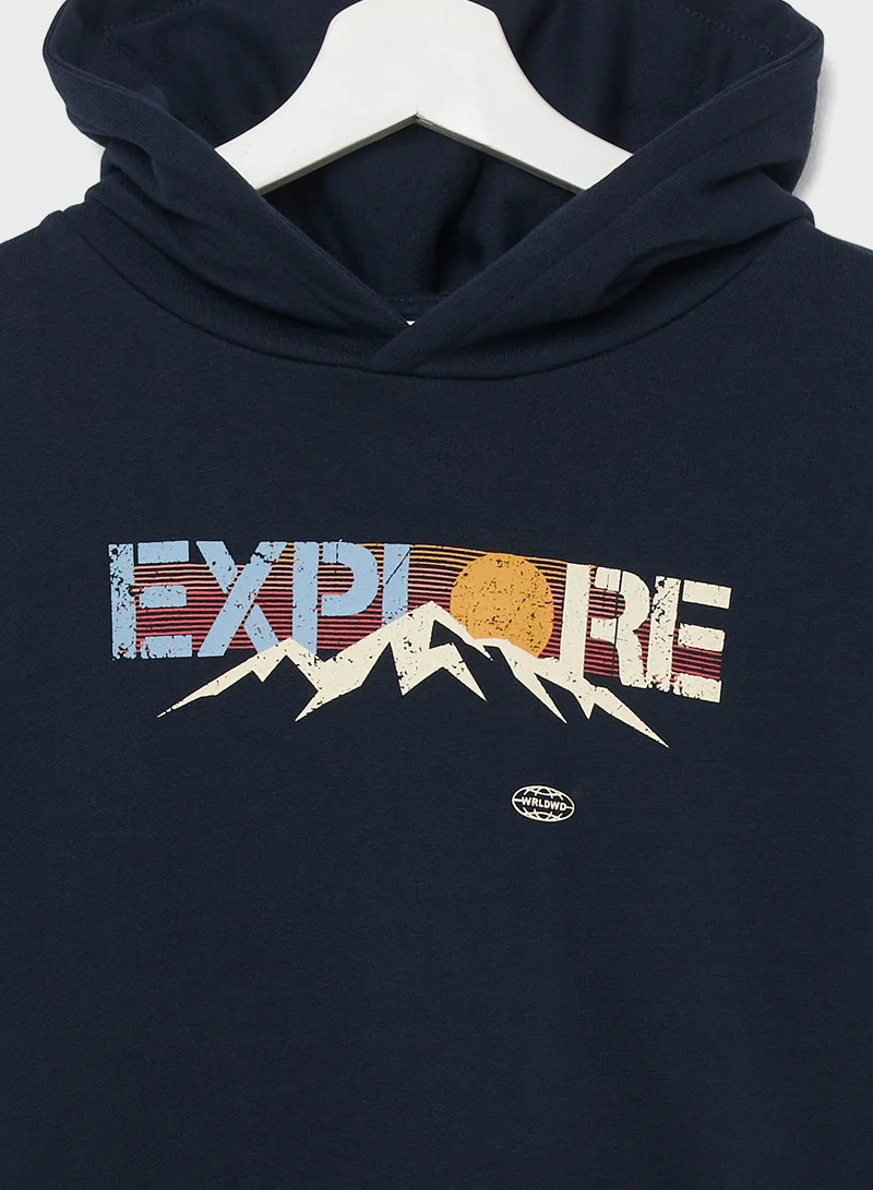 نيم ات Kids Graphic Hoodie
