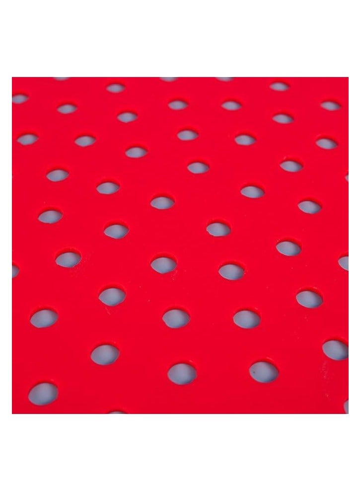 Durable Material Circular Air Fryer Basket Mat, Food Grade Universal Portable Silicone Pot Basket, Reusable No Stick Easy To Clean Pressure Cooker Pad for Home, BPA free - Image 4