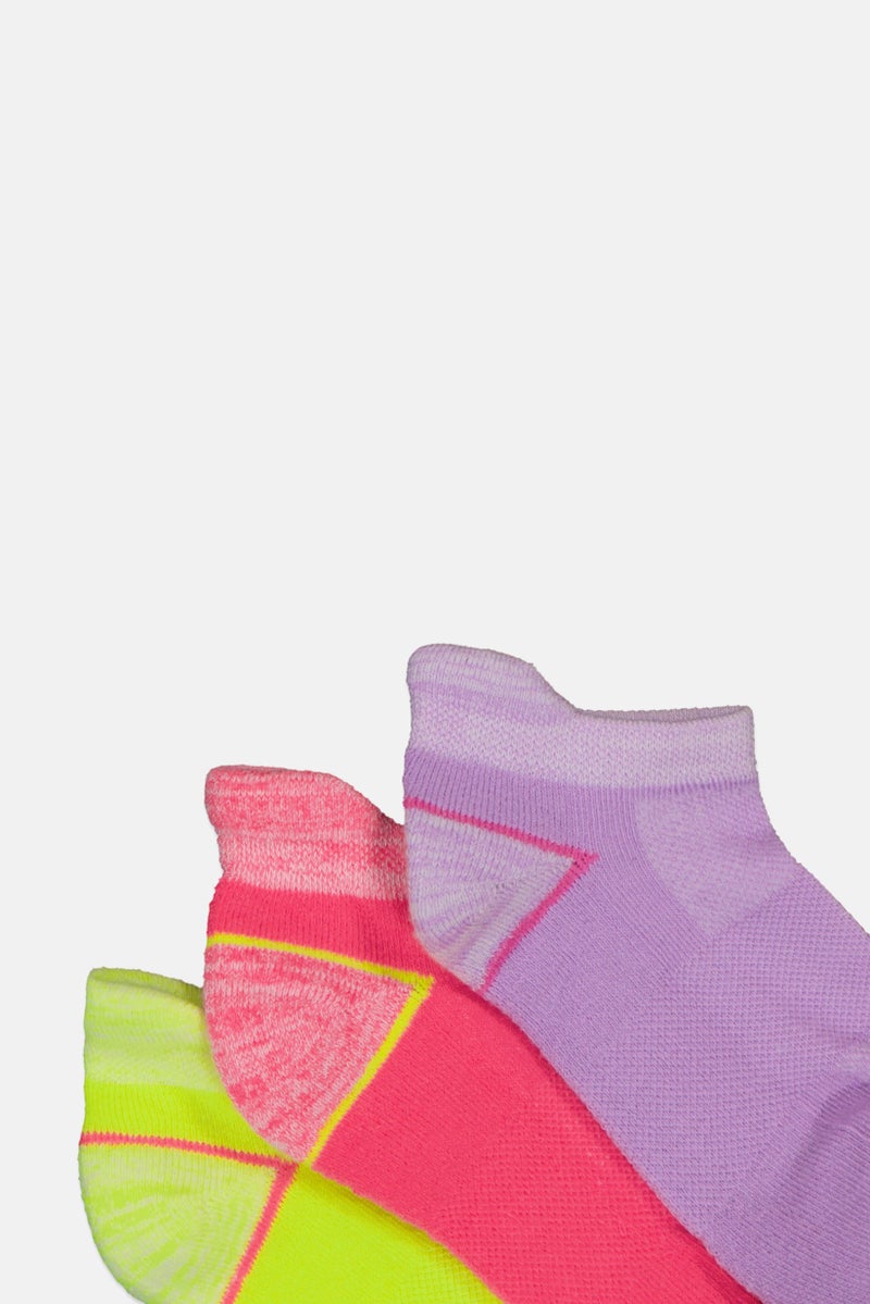 SKECHERS Kids Girl 6 Pairs Brand Logo Low Cut Socks, Multicolor - Image 2