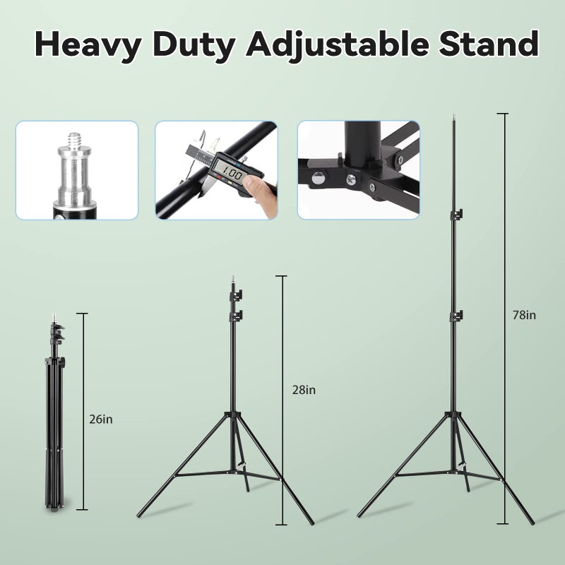 Skytex Octa Softbox Lighting Kit(2pack), Skytex 20x28in Octa Soft Box|135W 2700-6400K E27 LED Bulb Continuous Photography Lighting, Photo Studio Lights Equipment for Camera Shooting, Video Recording - Image 5