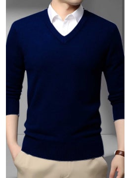 Men's V Neck Long Sleeve Knitwear Non-Pilling Sweater Men's Slim Fit Sweater - pzsku/Z07CEA1F20B11254A41FBZ/45/_/1734545793/d2b1231e-8446-4065-89c0-07df0005f946