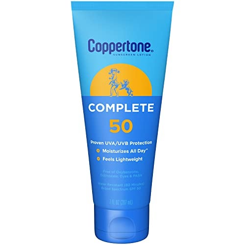 Coppertone Complete Sunscreen Lotion SPF 50 Face and Body Sunscreen Lightweight Water Resistant 7 Fl Oz - Image 2