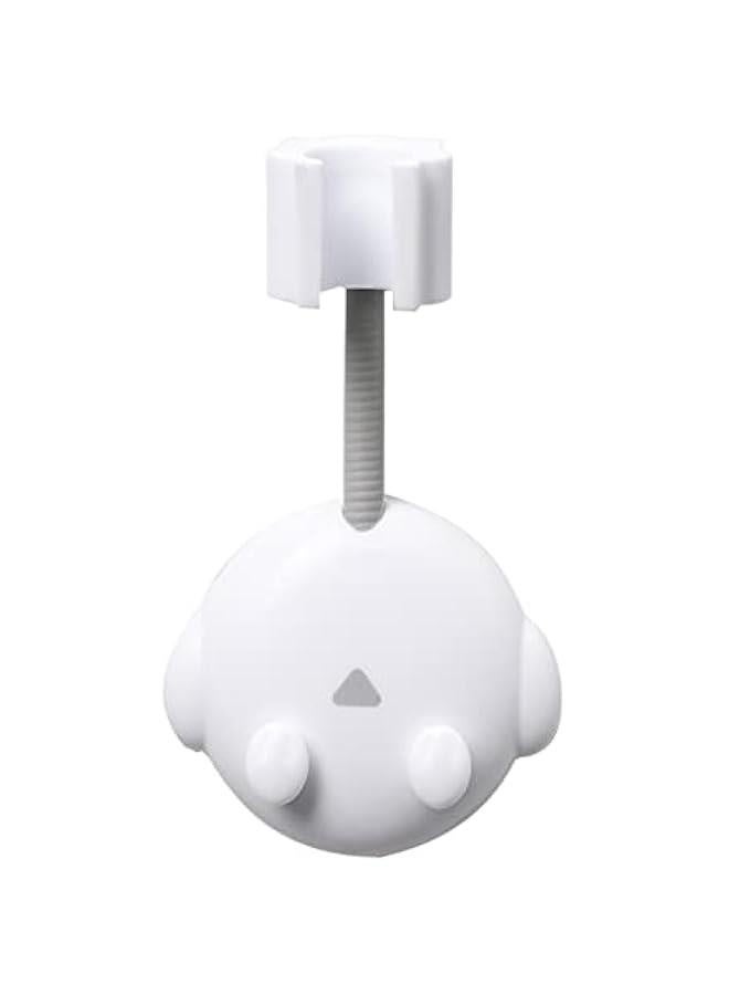 Shower Heads Holder , Adjust Vacuum Suction Cup Showerhead Bracket Multifunctional Wall Mounted Shower Holder for Hand Held Shower Head(White) , Shower Holder Shower Heads Holder Showerhead Holde - Image 1